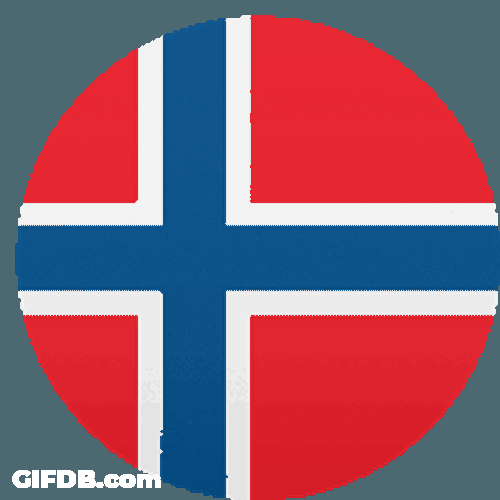 Svalbard And Jan Mayen Flags Sticker GIF