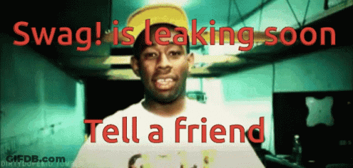 Swag Is Leaking Soon Tell A Friend Man In Kitchen GIF