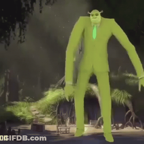 Swamp Tall Shrek GIF