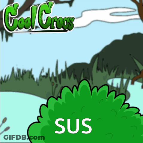 Swamp With Cool Crocs GIF