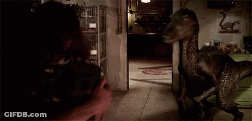 Swan Picture Hanging Above Green Cabinet GIF