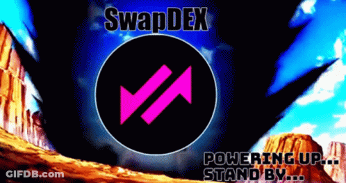 Swapdex Poster With Pink Arrow In Circle GIF