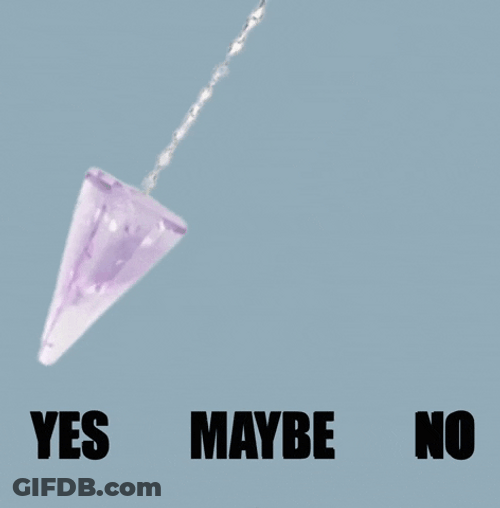 Swaying Crystal Pendulum GIF