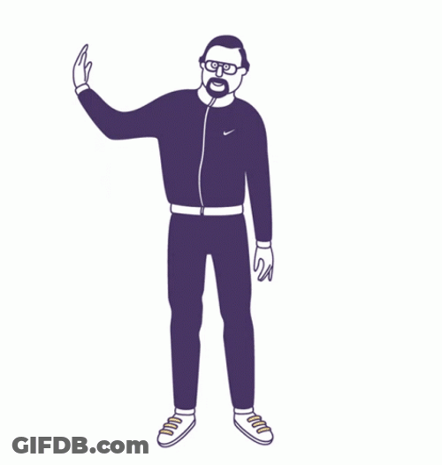 Sweater Guy Does Wave Break Dance GIF