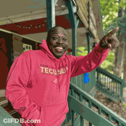Sweater Man Pointed Whoomp There It Is GIF