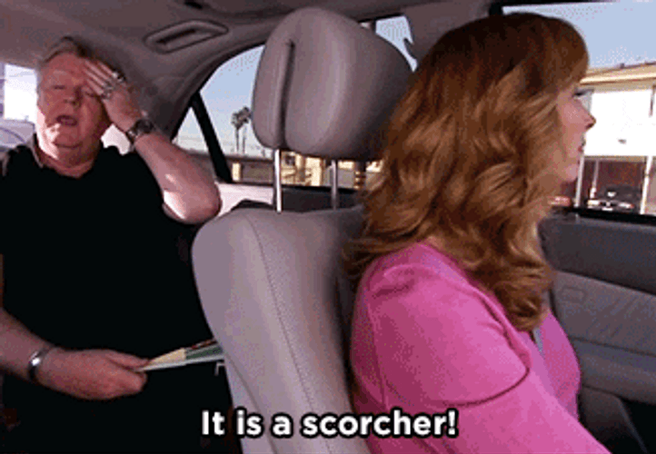 Sweating It Is A Scorcher GIF