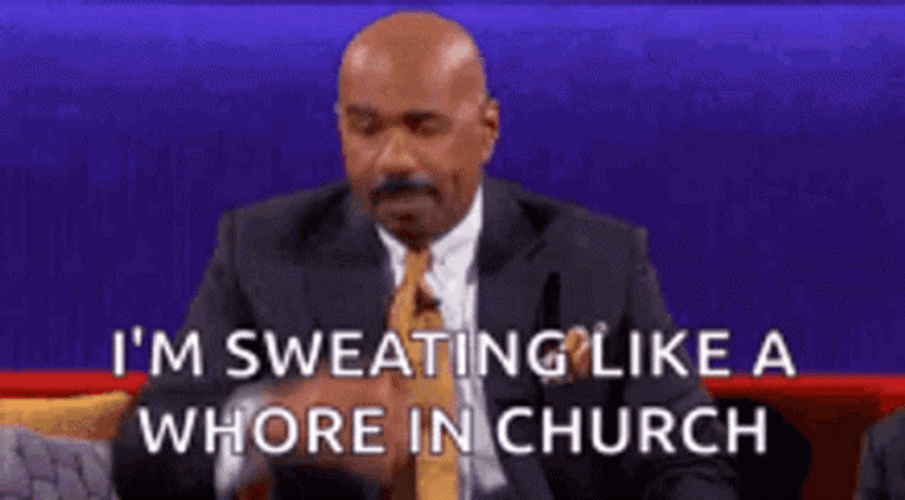 Sweating Like A Girl Meme GIF