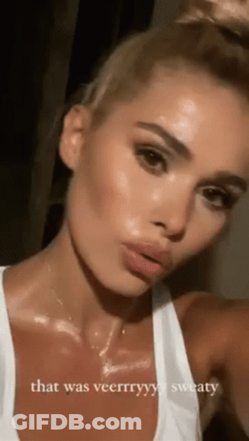 Sweating Meme After Workout GIF