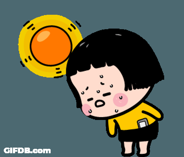 Sweating Mobile Girl Mim GIF