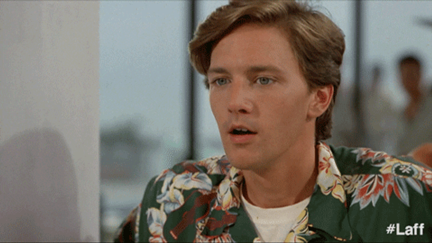 Sweating Stress Weekend At Bernies GIF