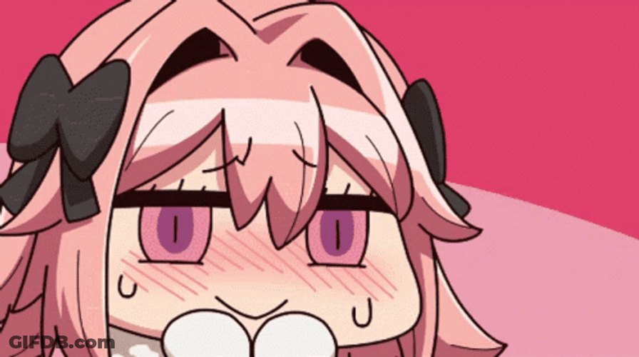 Sweaty Astolfo Nervous Reaction GIF