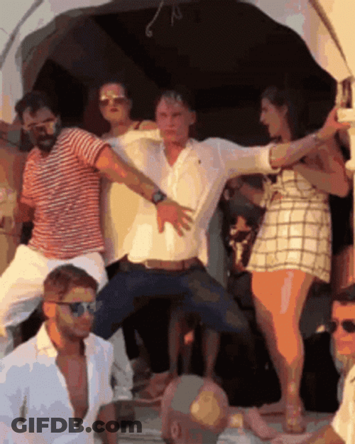 Sweaty Guy Enjoying Rave Party GIF