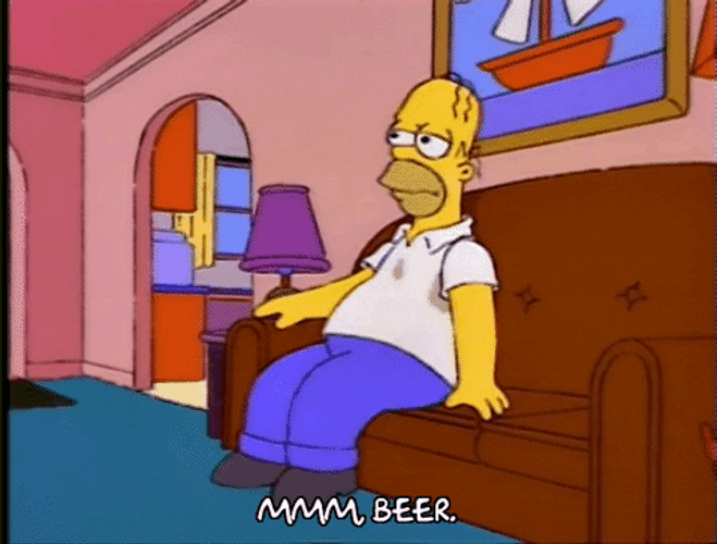 Sweaty Homer Simpson Wiping His Forehead GIF