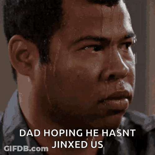 Sweaty Man Saying Dad Hope I Havent Jinxed Us GIF