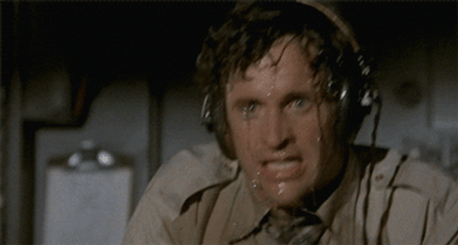 Sweaty Pilot Out Of Breath GIF