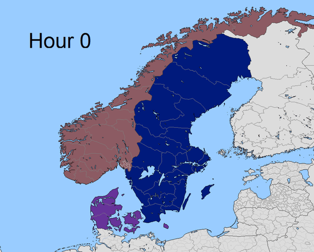 Sweden Animated Geography Map GIF