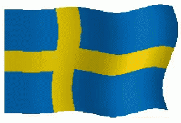 Sweden Flag Animation GIF