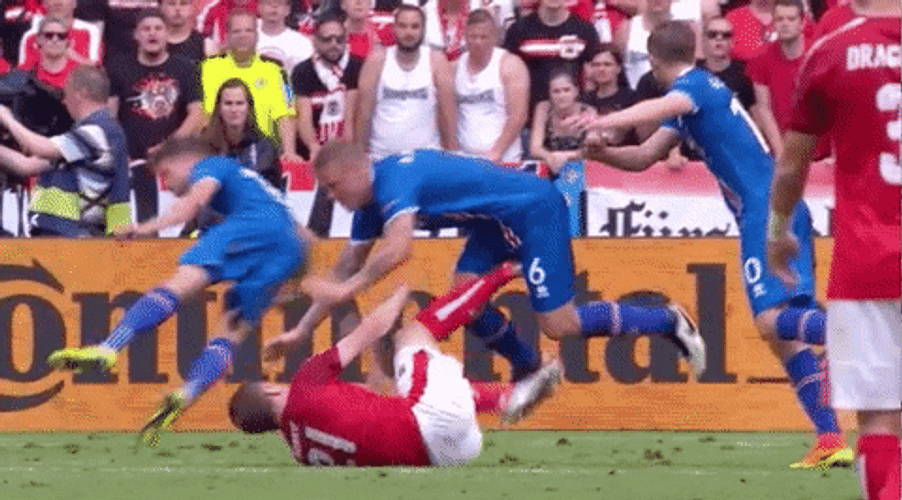 Sweden Football Backflip GIF