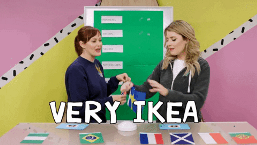 Sweden IKEA Conversation GIF