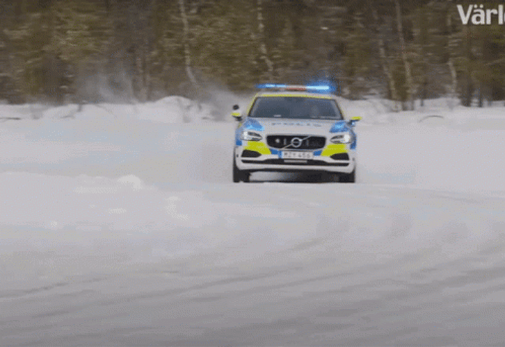 Sweden Police Car GIF