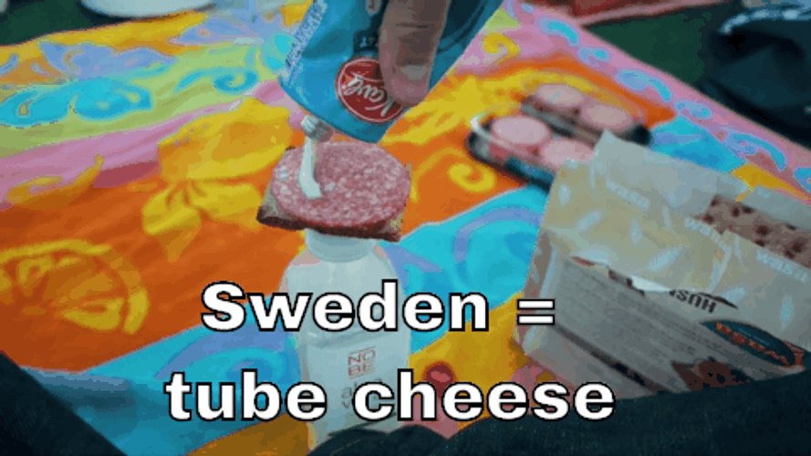 Sweden Tube Cheese GIF