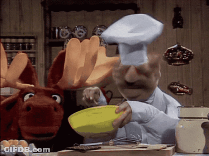Swedish Chef And Chocolate Moose GIF
