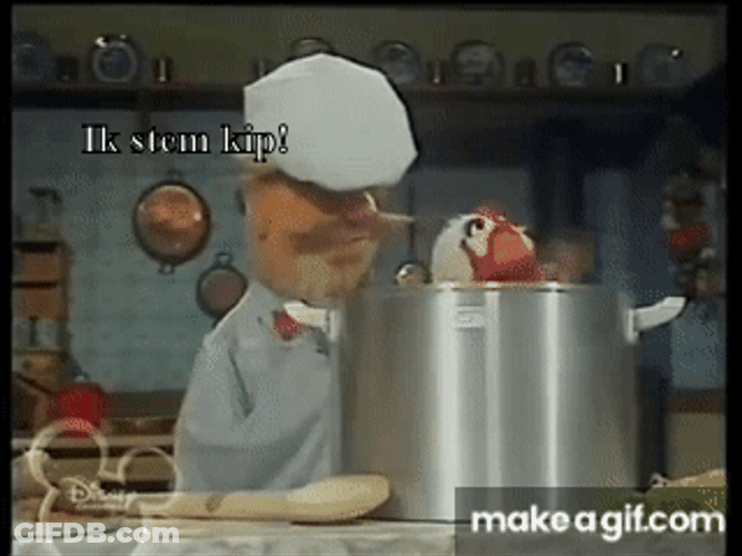 Swedish Chef Chicken Recipe GIF