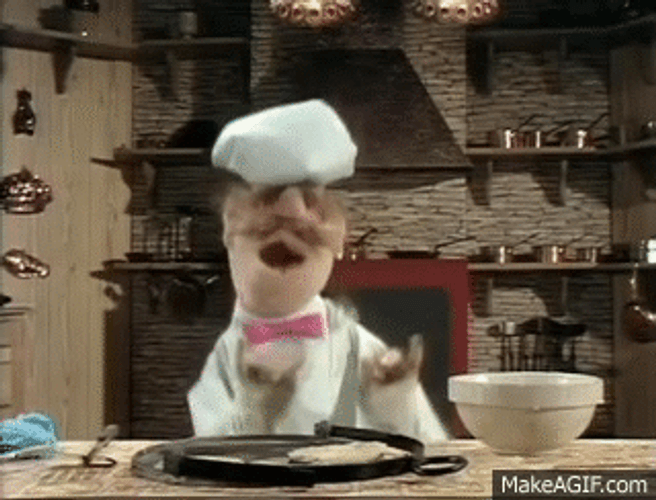 Swedish Chef Dancing Spoon GIF