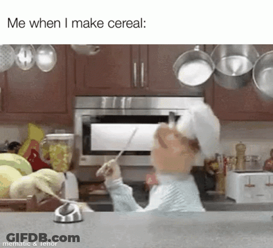 Swedish Chef Drumming In The Kitchen GIF