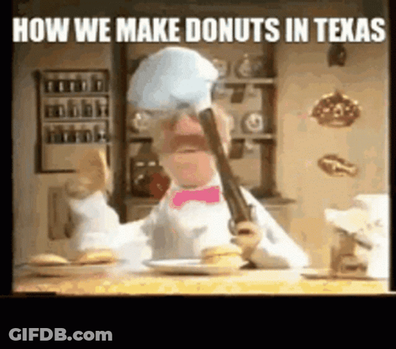 Swedish Chef Now We Make Donuts In Texas GIF