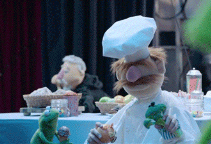 Swedish Chef Puppet Fight GIF