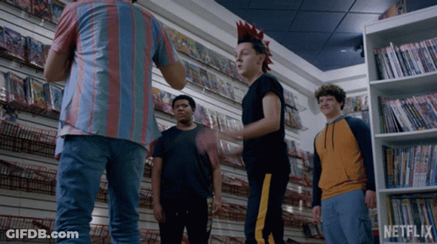 Sweep The Leg Cobra Kai Eli Moskowitz GIF