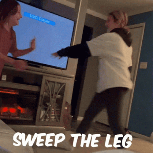 Sweep The Leg Fail Woman And Young Girl GIF