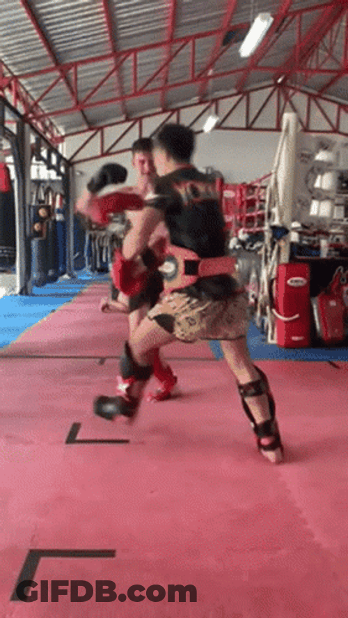 Sweep The Leg Male Boxers GIF