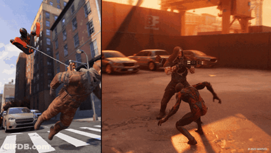 Sweep The Leg Miles Morales Spider Man GIF