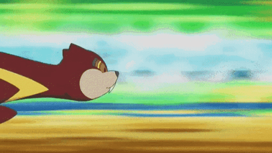 Sweep The Leg Pokemon Watchog And Oshawott GIF