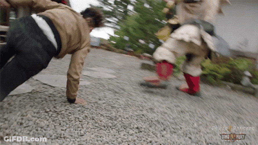Sweep The Leg Power Rangers Aiyon GIF
