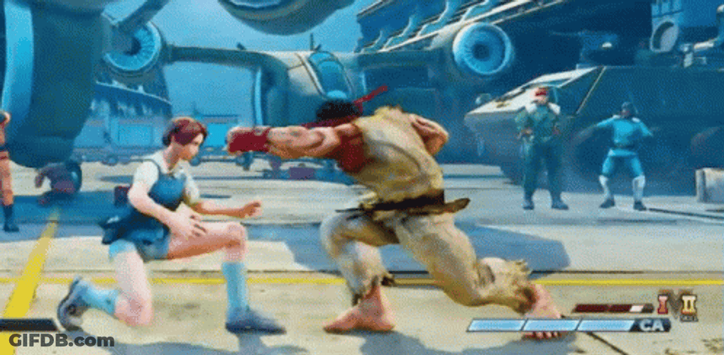 Sweep The Leg Street Fighter Characters GIF