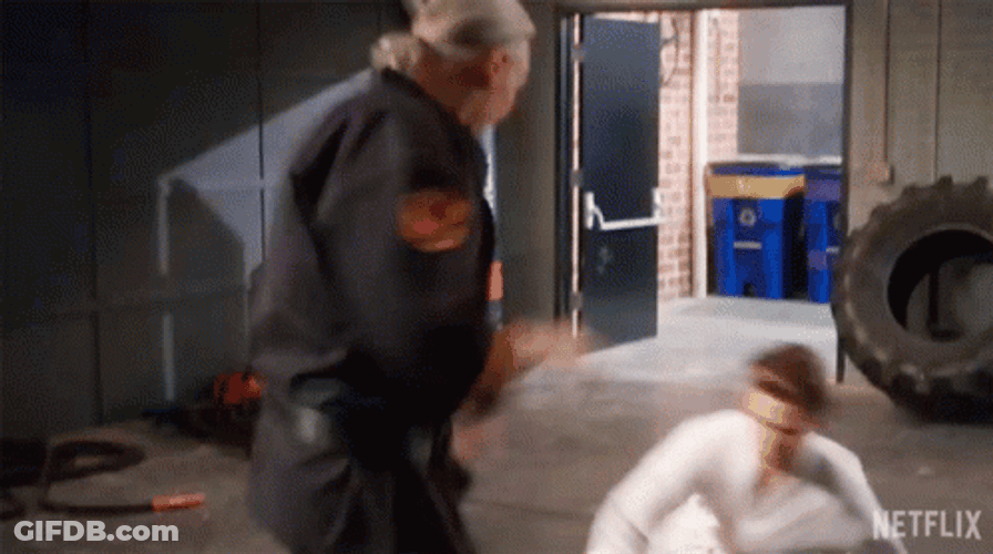 Sweep The Leg The Karate Kid Terry Silver GIF