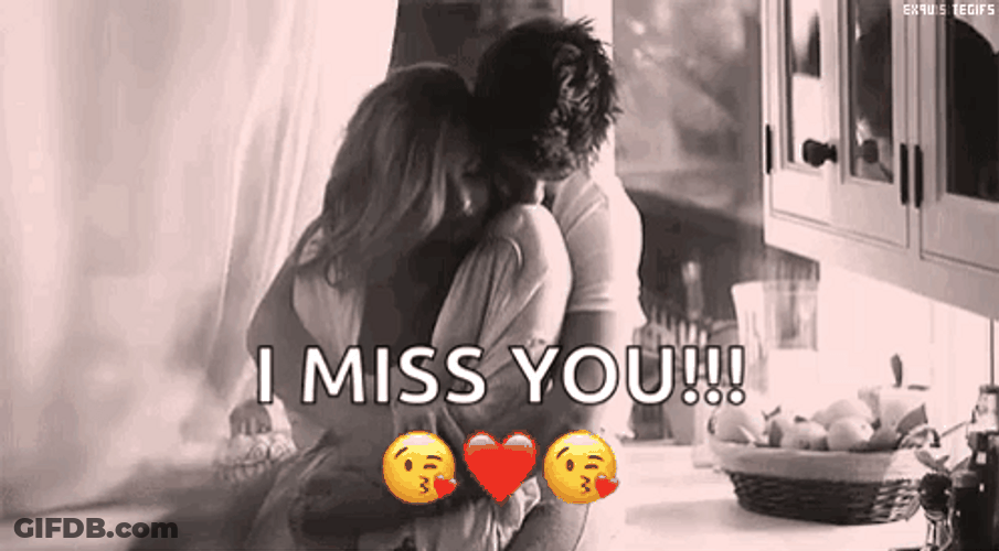 Sweet And Romantic Moment I Miss You GIF