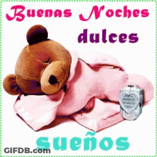 Sweet Bear Sleeping Linda Noche GIF