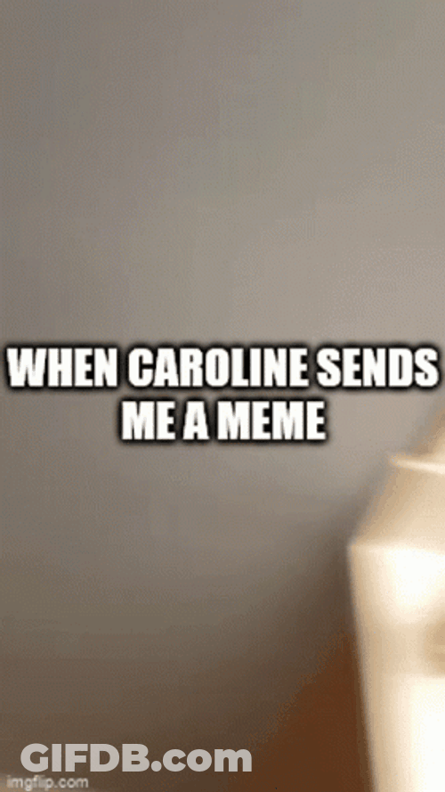 Sweet Caroline Sends Me A Meme GIF