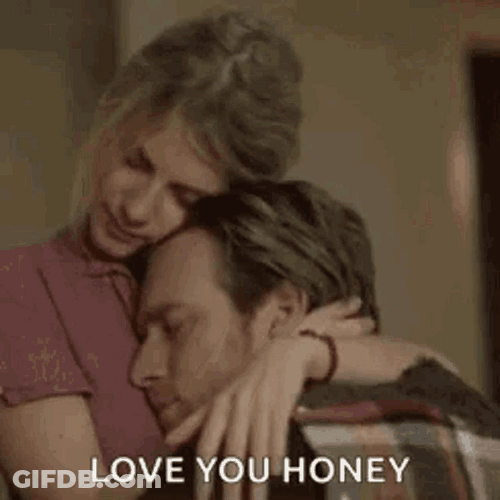 Sweet Couple Caressing And Hugging GIF