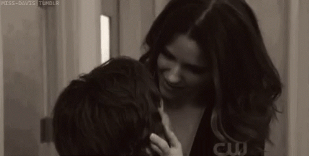 Sweet Couple Girl On Top Passionate Kiss GIF