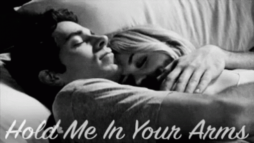 Sweet Couple In Bed  Hold Me In Your Arms GIF