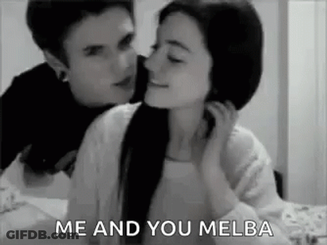 Sweet Couple Kiss On Cheek GIF