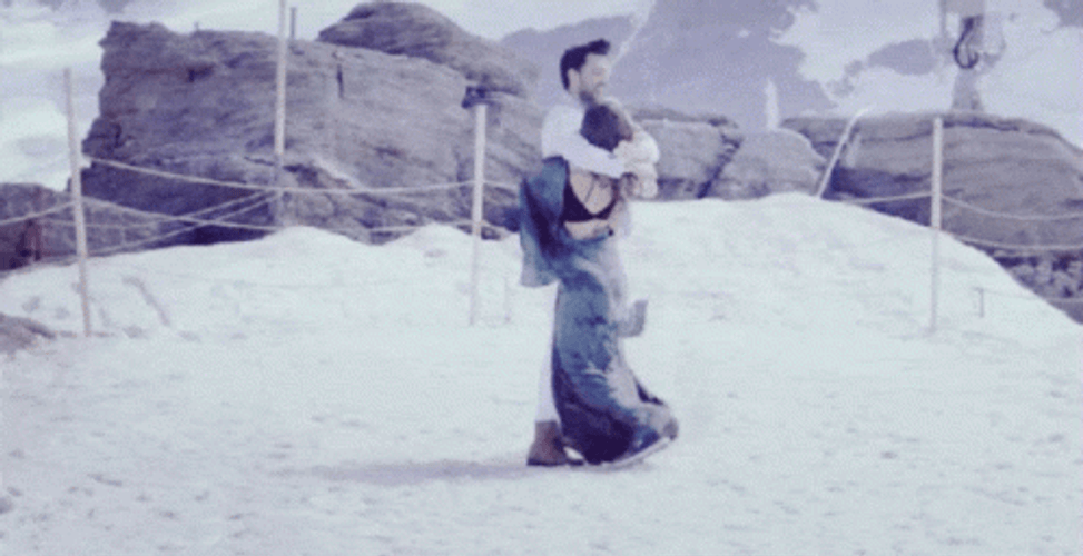 Sweet Dance Snowfall GIF