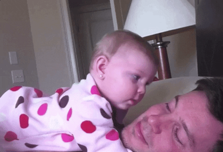 Sweet Daughter Happy Father's Day GIF