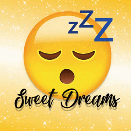Sweet Dream Sleeping Emoji GIF