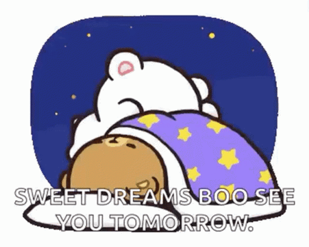 Sweet Dreams Cute Bears Sleeping GIF